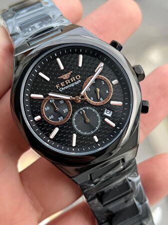FERRO İç Fonksiyonları Aktif Chronograph 30 Mt Su Geçirmez Erkek kol Saat xf0027