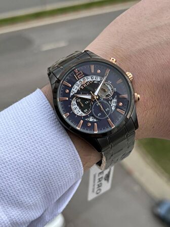 FERRO İç Fonksiyonları Aktif Chronograph 30 Mt Su Geçirmez Erkek kol Saat xf0029
