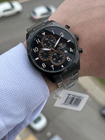 FERRO İç Fonksiyonları Aktif Chronograph 30 Mt Su Geçirmez Erkek kol Saat xf0034