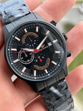 FERRO İç Fonksiyonları Aktif Chronograph 30 Mt Su Geçirmez Erkek kol Saat xf0037