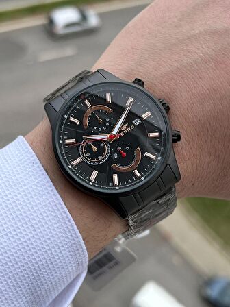 FERRO İç Fonksiyonları Aktif Chronograph 30 Mt Su Geçirmez Erkek kol Saat xf0037