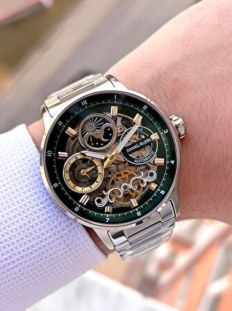 Daniel Klein Otomatik&Kurmalı Ay Ve Güneş Kadran Dual Time Özelikli Erkek Kol Saati EDK.14043.4