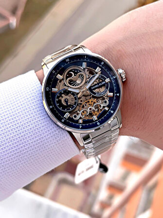 Daniel Klein Otomatik&Kurmalı Ay Ve Güneş Kadran Dual Time Özelikli Erkek Kol Saati EDK.14043.3