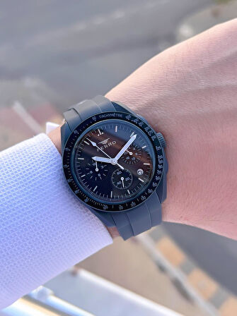 Ferro Silikon Kordon 5 Atm Suya Dayanıklı Fonksiyonları Aktif Spor Gençlere Özel Erkek Saati 1140.M2