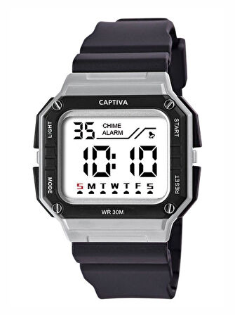 Captiva Digital 3 Atm Suya Dayanıklı Işık+Alarm+Kronometre+Takvimli Çoçuk Kol Saati CP.YN.25.06