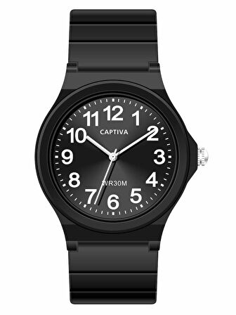 Captiva 30 mt Suya Dayanıklı Analog Silikon Kordonlu Çoçuk Kol Saati CP.YN.25.18