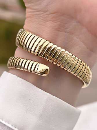 Wesse Yılan Tasarım Sarmalı Kordon 2 Yıl Garantili 3 Atm Suya Dayanıklı Kadın Kol Saati BWWL.1150.01