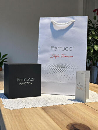 Ferrucci Diesel Kasa Çelik Kordon İç Kadran Özellikleri Aktif 2 Yıl Garantili Erkek Kol Saati E.FC04
