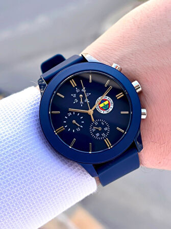 Quantum Fenerbahçe Lisanslı İç Fonksiyonları Aktif 3 Atm Silikon Kordon Taraftar Kol Saat 1907.999