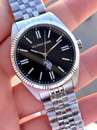 U.S.Polo Assn Çelik Kasa Ve Kordon 2 Yıl Garantili 3 Atm Suya Dayanıklı Erkek Kol Saati FS1096.03