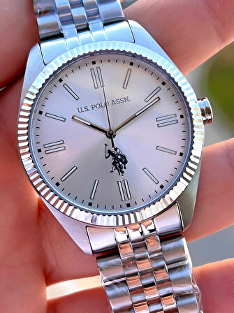 U.S.Polo Assn Çelik Kasa Ve Kordon 2 Yıl Garantili 3 Atm Suya Dayanıklı Erkek Kol Saati FS1096.01