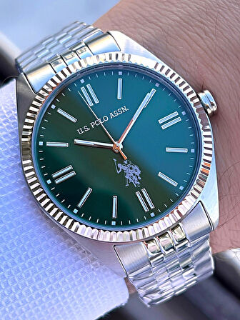 U.S.Polo Assn Çelik Kasa Ve Kordon 2 Yıl Garantili 3 Atm Suya Dayanıklı Erkek Kol Saati FS1096.04