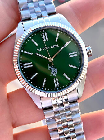 U.S.Polo Assn Çelik Kasa Ve Kordon 2 Yıl Garantili 3 Atm Suya Dayanıklı Erkek Kol Saati FS1096.04