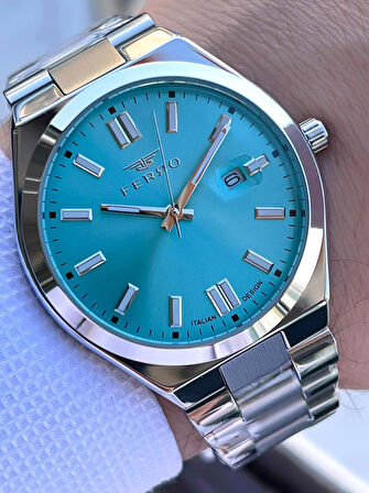 Ferro Çelik Kordon Nişan Ve Damat Saati 2 Yıl Garantili 3 Atm Suya Dayanıklı Erkek Kol Saati 11386-A4