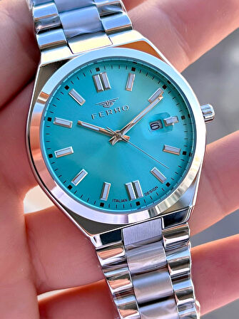 Ferro Çelik Kordon Nişan Ve Damat Saati 2 Yıl Garantili 3 Atm Suya Dayanıklı Erkek Kol Saati 11386-A4