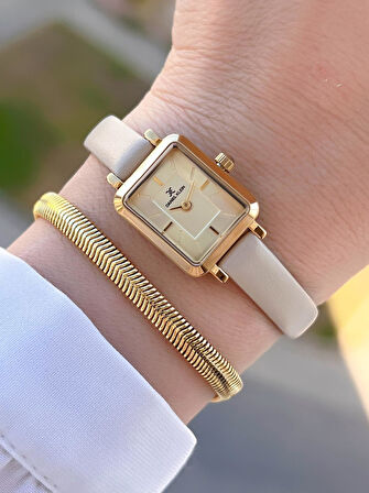 Daniel Klein 18 mm Mini Kasa Retro Vintage Deri Kordon 2 Yıl Garantili Kadın Kol Saati 10862.3