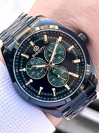 Bigotti Özel Kutulu Nişan Ve Damat Saati 2 Yıl Garantili İç Fonksiyonları Aktif Erkek Kol Saati XB05