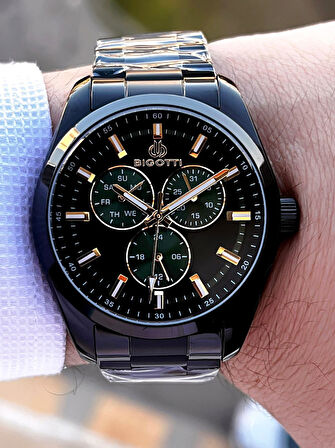Bigotti Özel Kutulu Nişan Ve Damat Saati 2 Yıl Garantili İç Fonksiyonları Aktif Erkek Kol Saati XB05