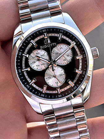Bigotti Özel Kutulu Nişan Ve Damat Saati 2 Yıl Garantili İç Fonksiyonları Aktif Erkek Kol Saati XB02