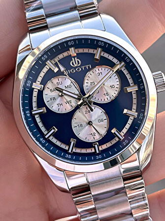 Bigotti Özel Kutulu Nişan Ve Damat Saati 2 Yıl Garantili İç Fonksiyonları Aktif Erkek Kol Saati XB03