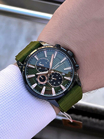 Lee Cooper Silikon Kordon İç Fonksiyonları Aktif 5 Atm Suya Dayanıklı Erkek Kol Saati ELC.08183.675