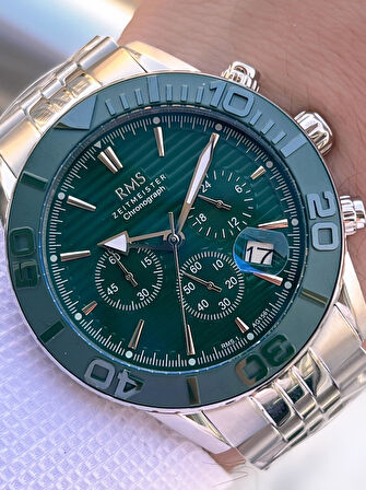 Rms Romanson 2 Yıl Garantili Çelik Kordon Çelik Kasa 5 Atm Suya Dayanıklı Erkek Kol Saati AG1561.03
