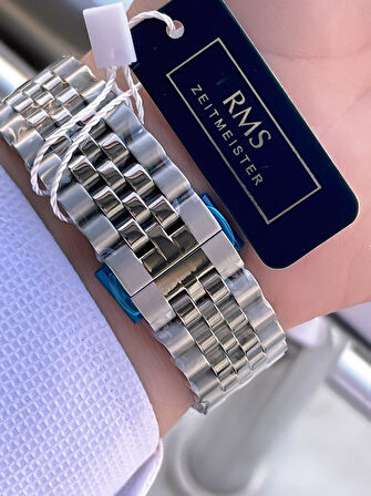 Rms Romanson 2 Yıl Garantili Çelik Kordon Çelik Kasa 5 Atm Suya Dayanıklı Erkek Kol Saati AG1561.03