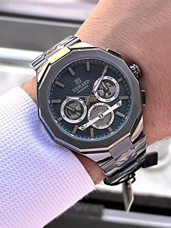 Reward Çelik Kordon 2 Yıl Garantili 5 Atm Suya Dayanıklı İç Fonksiyonları Aktif Erkek Kol Saati RE26