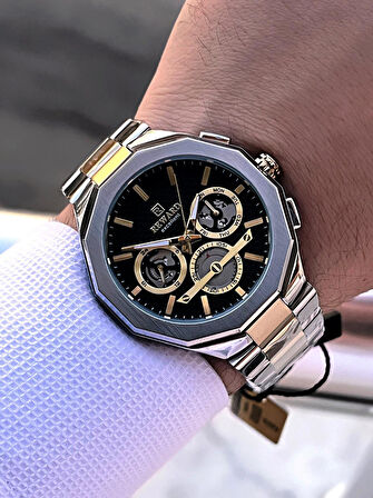 Reward Çelik Kordon 2 Yıl Garantili 5 Atm Suya Dayanıklı İç Fonksiyonları Aktif Erkek Kol Saati RE27