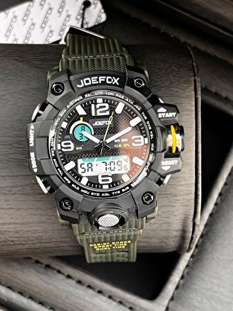 Joefox Küçük Kasa Digital Ve Analog 2 Yıl Garantili Kronometre+Takvim+Alarm+Çoçuk Kol Saati JE.CBK22
