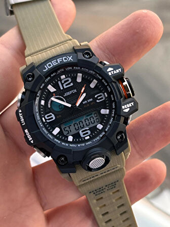 Joefox Küçük Kasa Digital Ve Analog 2 Yıl Garantili Kronometre+Takvim+Alarm+Çoçuk Kol Saati JE.CBK23
