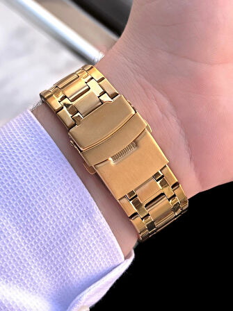 Joefox Çelik Kordon Dijital Ve Analog 2 Yıl Garantili 3 Atm Suya Dayanıklı Erkek Kol Saati JOE.CL08