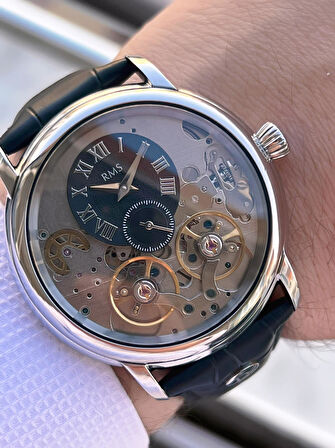 RMS Romanson Otomatik İç Fonksiyonları Aktif Akar Saniye Kapalı Klips Erkek Kol Saati ERMS.1551.05