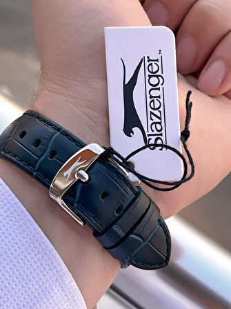 Slazenger Deri Kordon İç Fonksiyonları Aktif 10 Atm Suya Dayanıklı Erkek Kol Saati ESL.09.2481.2.01
