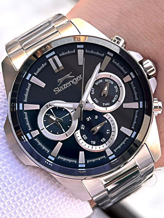 İtalyan Tasarım Bileklik Hediyeli Çelik Kordon İç Fonksiyonları Aktif Erkek Kol Saati YNB.2456.2.02