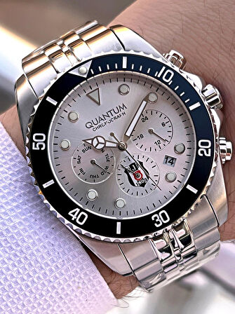 Quantum Beşiktaş Lisanslı İtalyan Tasarım Bileklik Hediyeli 10 Atm Taraftar Kol Saati EBJK1089.330