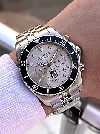 Quantum Beşiktaş Lisanslı İtalyan Tasarım Bileklik Hediyeli 10 Atm Taraftar Kol Saati EBJK1089.330