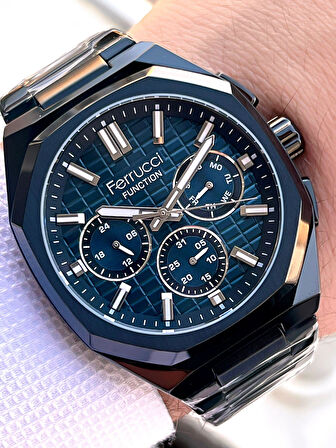 Ferrucci 2 Yıl Garantili Çelik Kordon İç Kadran Özellikleri Aktif 3 Atm Erkek Kol Saati EF.03372.02