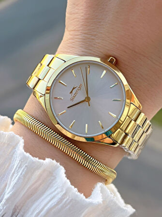 Slazenger Çelik Kordon 5 Atm Suya Dayanıklı 2 Yıl Garantili Kadın Kol Saati SL.1915.3.04