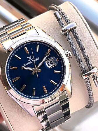 Daniel Klein İtalyan Tasarım Bileklik Hediyeli 2 Yıl Garantili 3 Atm Erkek Kol Saati ES.14137-3