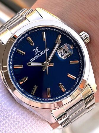 Daniel Klein İtalyan Tasarım Bileklik Hediyeli 2 Yıl Garantili 3 Atm Erkek Kol Saati ES.14137-3