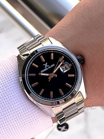 Daniel Klein İtalyan Tasarım Bileklik Hediyeli 2 Yıl Garantili 3 Atm Erkek Kol Saati ES.14137-7