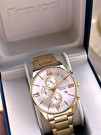 Ferrucci 2 Yıl Garantili Çelik Kordon İç Kadran Özellikleri Aktif 3 Atm Erkek Kol Saati EF.14079.SG