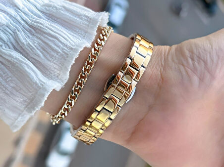 Raymond 2 Yıl Garantili Çelik Kasa Ve Kordon Kararma Renk Atma Yapmaz 5 Atm Kadın Kol Saati 211699.2