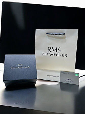 RMS Romanson Özel Tasarım Zincir Kordon 5 Atm 2 Yıl Garantili Kadın Kol Saati+Bileklik 2055.04