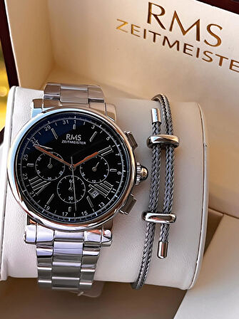 RMS Romanson İç Fonksiyonları Aktif  Özel Seri Kararmaz Renk Atmaz 5 Atm Erkek Kol Saati AG2058.02