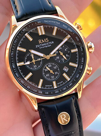 Romanson Deri Kordon İç Fonksiyonları Aktif 5 Atm Suya Dayanıklı Erkek Kol Saati AG1578.07