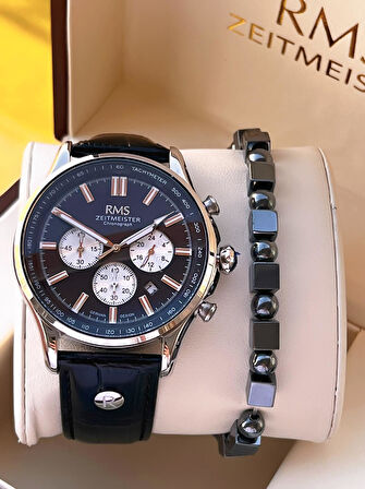 Romanson Deri Kordon İç Fonksiyonları Aktif 5 Atm Suya Dayanıklı Erkek Kol Saati AG1578.02