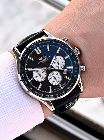 Romanson Deri Kordon İç Fonksiyonları Aktif 5 Atm Suya Dayanıklı Erkek Kol Saati AG1578.02