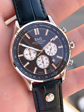 Romanson Deri Kordon İç Fonksiyonları Aktif 5 Atm Suya Dayanıklı Erkek Kol Saati AG1578.02